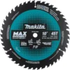 Makita 10 in. 45T Carbide-Tipped Max Efficiency Miter Saw Blade