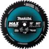 Makita 10 in. 60T Carbide-Tipped Max Efficiency Miter Saw Blade