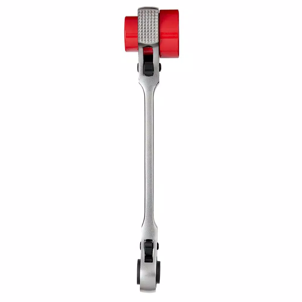 Milwaukee Lineman's 5 in1 Ratcheting Wrench with Milled Strike Face