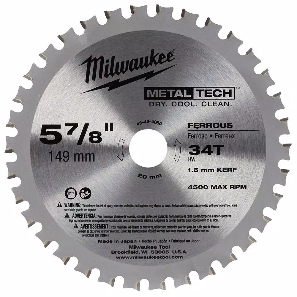 Milwaukee M18 FUEL 18-Volt Lithium-Ion Brushless Cordless 5-3/8 in. Metal Saw Kit with Extra Metal Cutting Blade