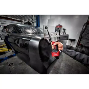 Milwaukee M12 FUEL 12-Volt Lithium-Ion Brushless Cordless 3/8 in. Ratchet and Rivet Tool with two 3.0 Ah Batteries