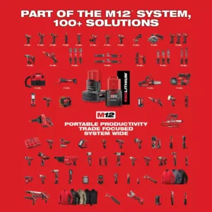 Milwaukee M12 FUEL 12-Volt Lithium-Ion Brushless Cordless 3/8 in. Ratchet &1/4 in. Impact Wrench with two 3.0 Ah Batteries