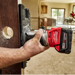 Milwaukee M18 FUEL 18-Volt Lithium-Ion Brushless Cordless Compact Router w/ Compact Router Plunge Base