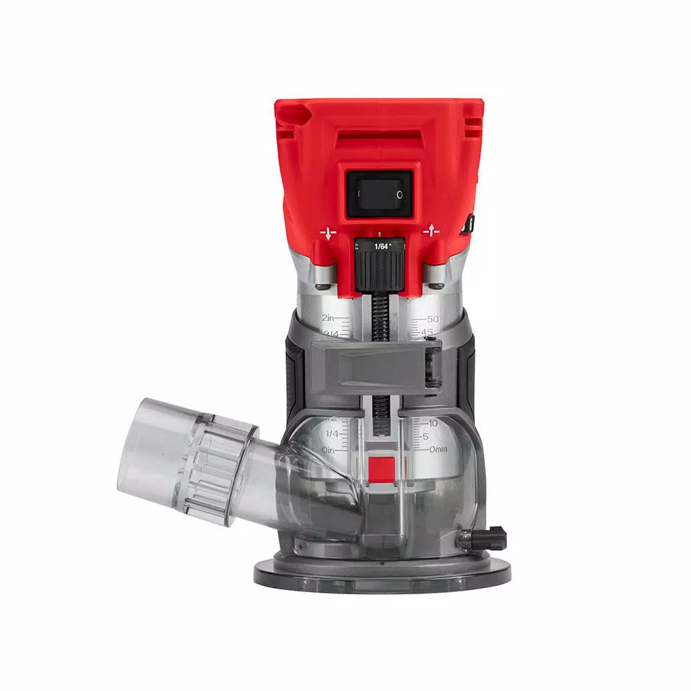 Milwaukee M18 FUEL 18-Volt Lithium-Ion Brushless Cordless Compact Router w/ Compact Router Offset Base & Router Plunge Base