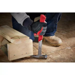 Milwaukee 22 oz. Milled Face Framing Hammer with Hammer Loop