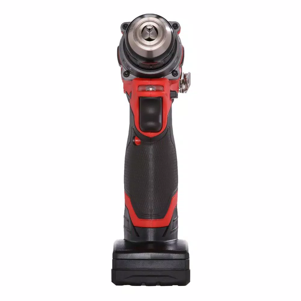 Milwaukee M12 FUEL 12-Volt Lithium-Ion Brushless Cordless 1/2 in. Hammer Drill Kit with 4.0 Ah and 2.0 Ah Battery and Hard Case