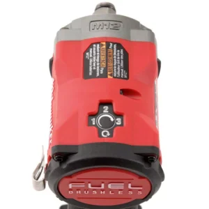 Milwaukee M12 FUEL 12-Volt Lithium-Ion Brushless Cordless Stubby 1/2 in. Impact Wrench with Pin Detent with M12 2.0Ah Battery