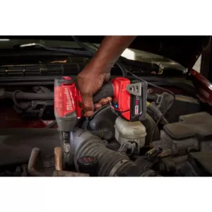 Milwaukee M18 FUEL ONE-KEY 18-Volt Lithium-Ion Brushless Cordless 3/8 in. Impact Wrench w/ Friction Ring Kit w/(2) 5.0Ah Batteries