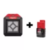 Milwaukee M12 12-Volt Lithium-Ion Cordless 1000-Lumen Rover LED Compact Flood Light with M12 2.0Ah Battery