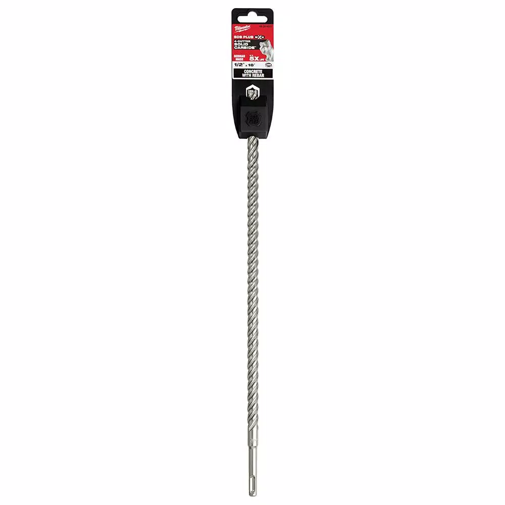 Milwaukee 1/2 in. x 18 in. MX4 SDS-Plus Carbide Bit