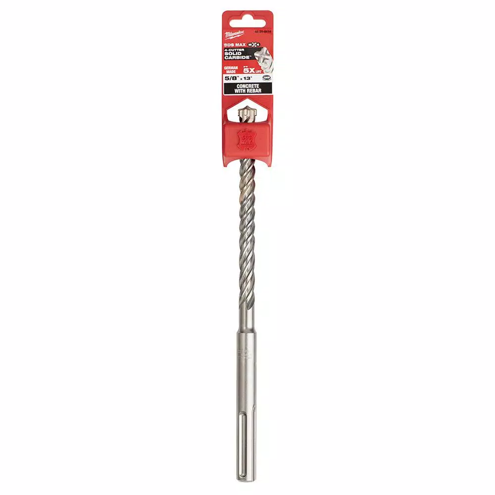 Milwaukee 5/8 in. x 13 in. SDS-Max Carbide Bit