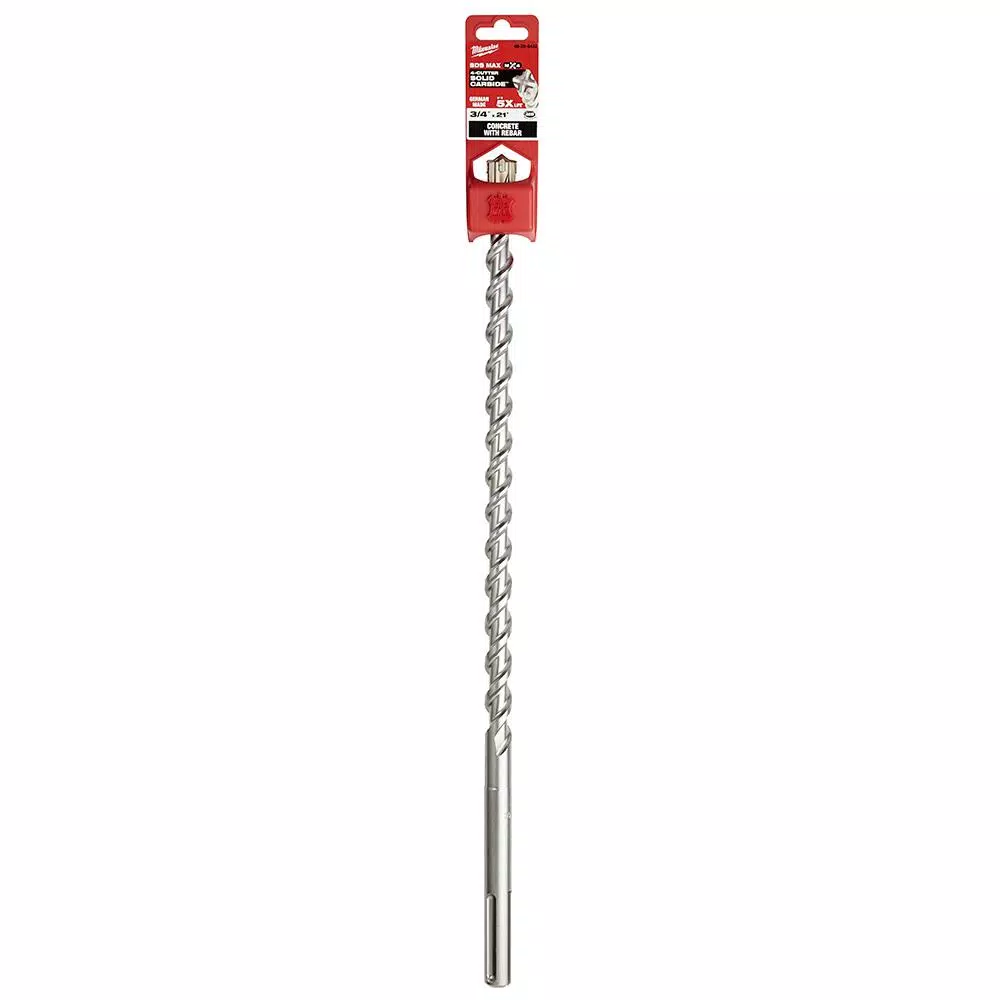 Milwaukee 3/4 in. x 21 in. MX4 SDS-MAX Carbide Bit
