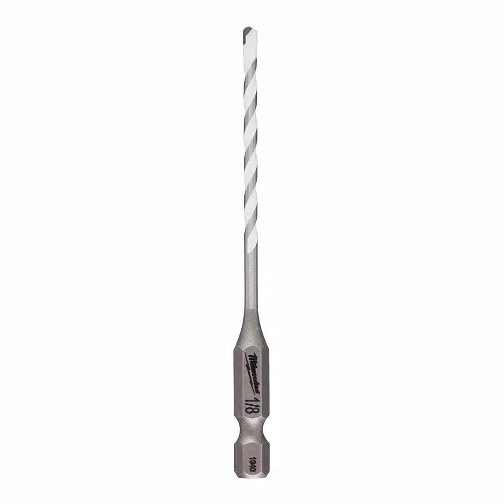 Milwaukee 1/8 in. x 4 in. x 6 in. SHOCKWAVE Carbide Multi-Material Drill Bit