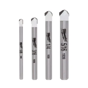 Milwaukee Carbide Natural Stone Bit Set (4-Pack)