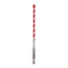 Milwaukee 1/4 in. x 4 in. x 6 in. SHOCKWAVE Carbide Hammer Drill Bit for Concrete, Stone, Masonry Drilling