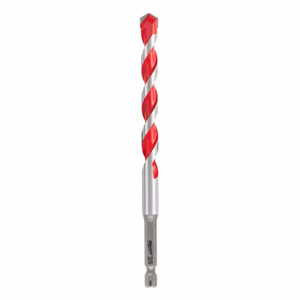 Milwaukee 3/8 in. x 4 in. x 6 in. SHOCKWAVE Carbide Hammer Drill Bit