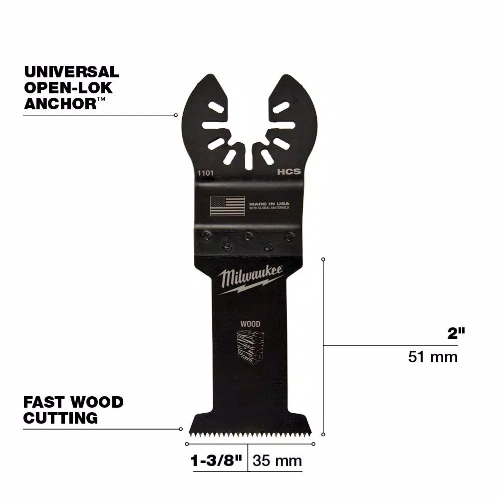Milwaukee Oscillating Multi-Tool Blade Kit (3-Piece)