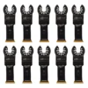 Milwaukee 1-1/8 in. Titanium Bi-Metal Universal Fit Wood and Metal Cutting Oscillating Multi-Tool Blade (10-Pack)