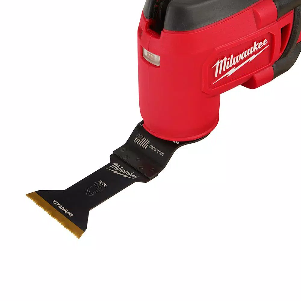 Milwaukee 1-3/4 in. Titanium Bi-Metal Universal Fit Metal Cutting Oscillating Multi-Tool Blade (3-Pack)