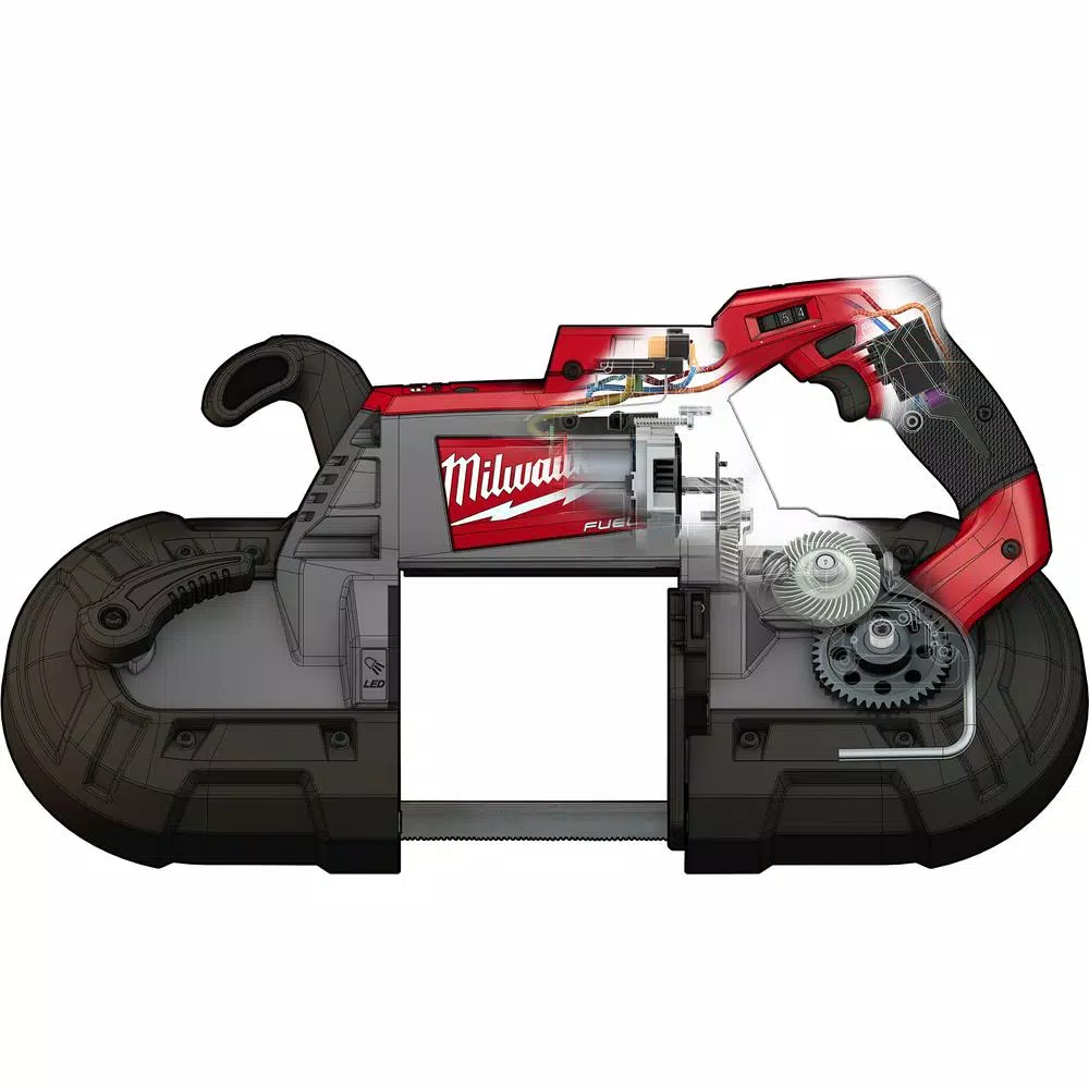 Milwaukee M18 FUEL 18-Volt Lithium-Ion Brushless Cordless Deep Cut Band Saw with M18 FUEL 4-1/2 in./5 in. Grinder