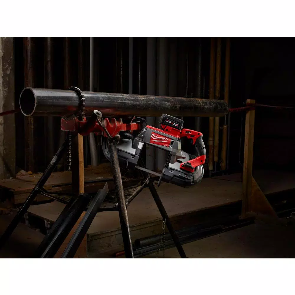 Milwaukee M18 FUEL 18-Volt Lithium-Ion Brushless Cordless Deep Cut Band Saw with M18 FUEL 4-1/2 in./5 in. Grinder