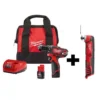 Milwaukee M12 12-Volt Lithium-Ion Cordless 3/8 in. Drill/Driver Kit with M12 Oscillating Multi-Tool