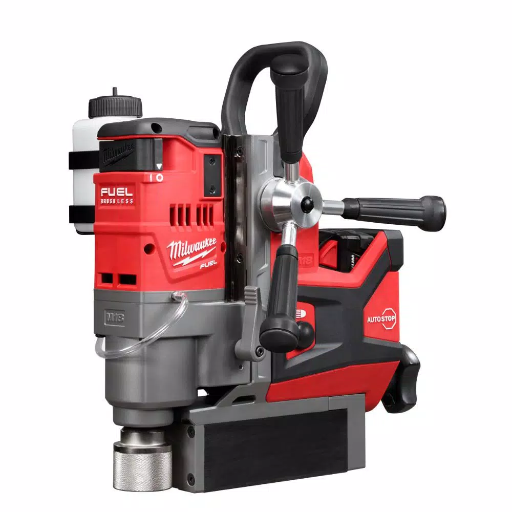 Milwaukee M18 FUEL 18-Volt Lithium-Ion Brushless Cordless 1-1/2 in. Magnetic Drill High Demand Kit W/(2) 8.0Ah Batterie