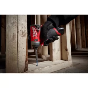 Milwaukee M12 FUEL 12-Volt Li-Ion Brushless Cordless Hammer Drill and Impact Driver Combo Kit (2-Tool) W/ LED Flood Light