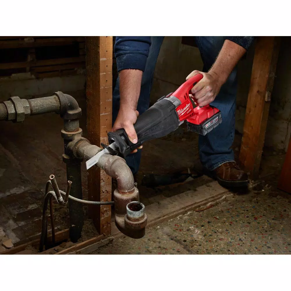 Milwaukee M18 FUEL 18-Volt Lithium-Ion Brushless Cordless Combo Kit (5-Tool) with M18 FUEL 1/2 in. Impact Wrench