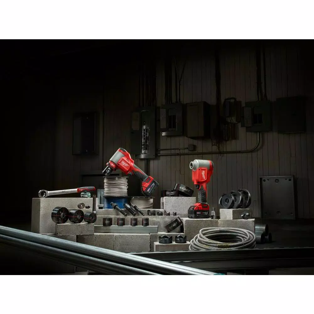 Milwaukee 1/2 in. x 2 in. Ratchet Knockout Set