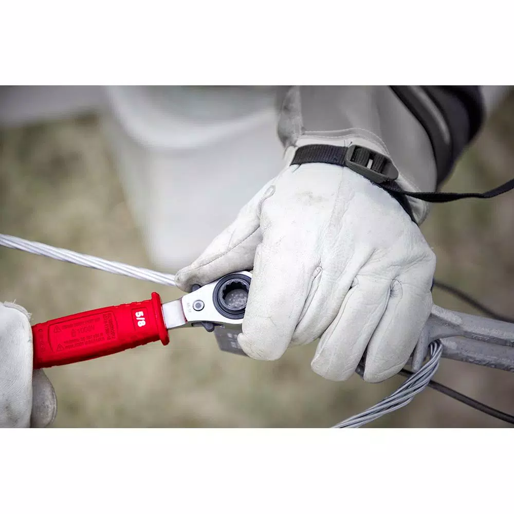 Milwaukee Linemans 4-in-1 Insulated Ratcheting Box Wrench