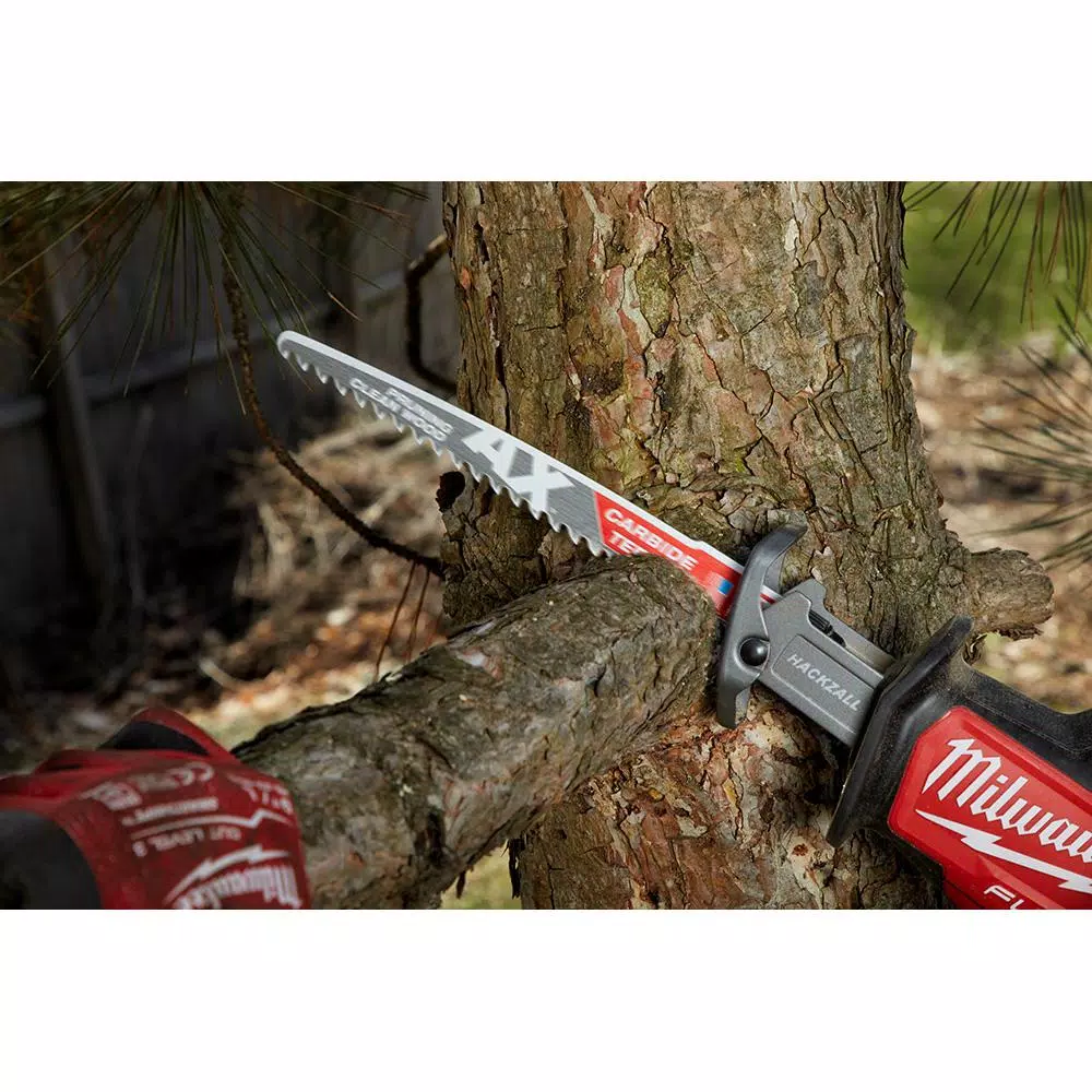 Milwaukee 6 in. 3 TPI Pruning Carbide Teeth Wood Cutting SAWZALL Reciprocating Saw Blade