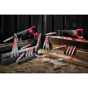 Milwaukee 9 in. 7 TPI TORCH Carbide Teeth Thick Metal Cutting SAWZALL Reciprocating Saw Blade (3 Pack)