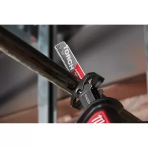 Milwaukee 9 in. 7 TPI TORCH Carbide Teeth Thick Metal Cutting SAWZALL Reciprocating Saw Blade (3 Pack)