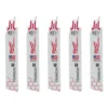 Milwaukee 6 in. 18 TPI Torch Medium Metal Cutting SAWZALL Reciprocating Saw Blades (5-Pack)