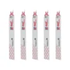Milwaukee 9 in. 18 TPI Torch Medium Metal Cutting SAWZALL Reciprocating Saw Blades (5-Pack)