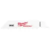 Milwaukee 4 in. 6 Teeth Per in. Plaster/Drywall Cutting HACKZALL Reciprocating Saw Blades (5 Pack)