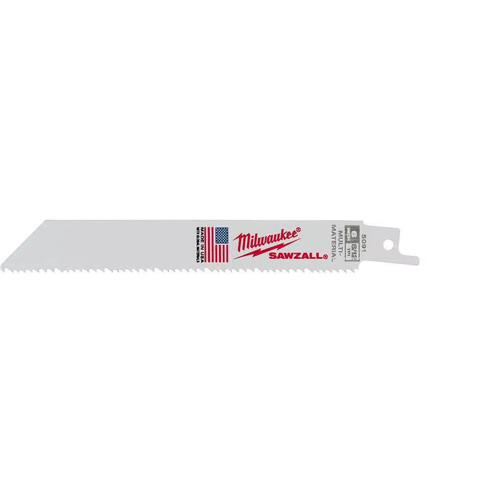Milwaukee SAWZALL Metal Cutting Bi-Metal Reciprocating Blade Set (16 Piece)