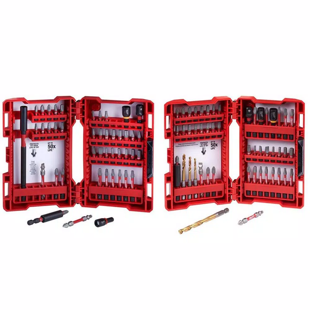Milwaukee SHOCKWAVE Impact Duty Steel Driver Bit Set (95-Piece)