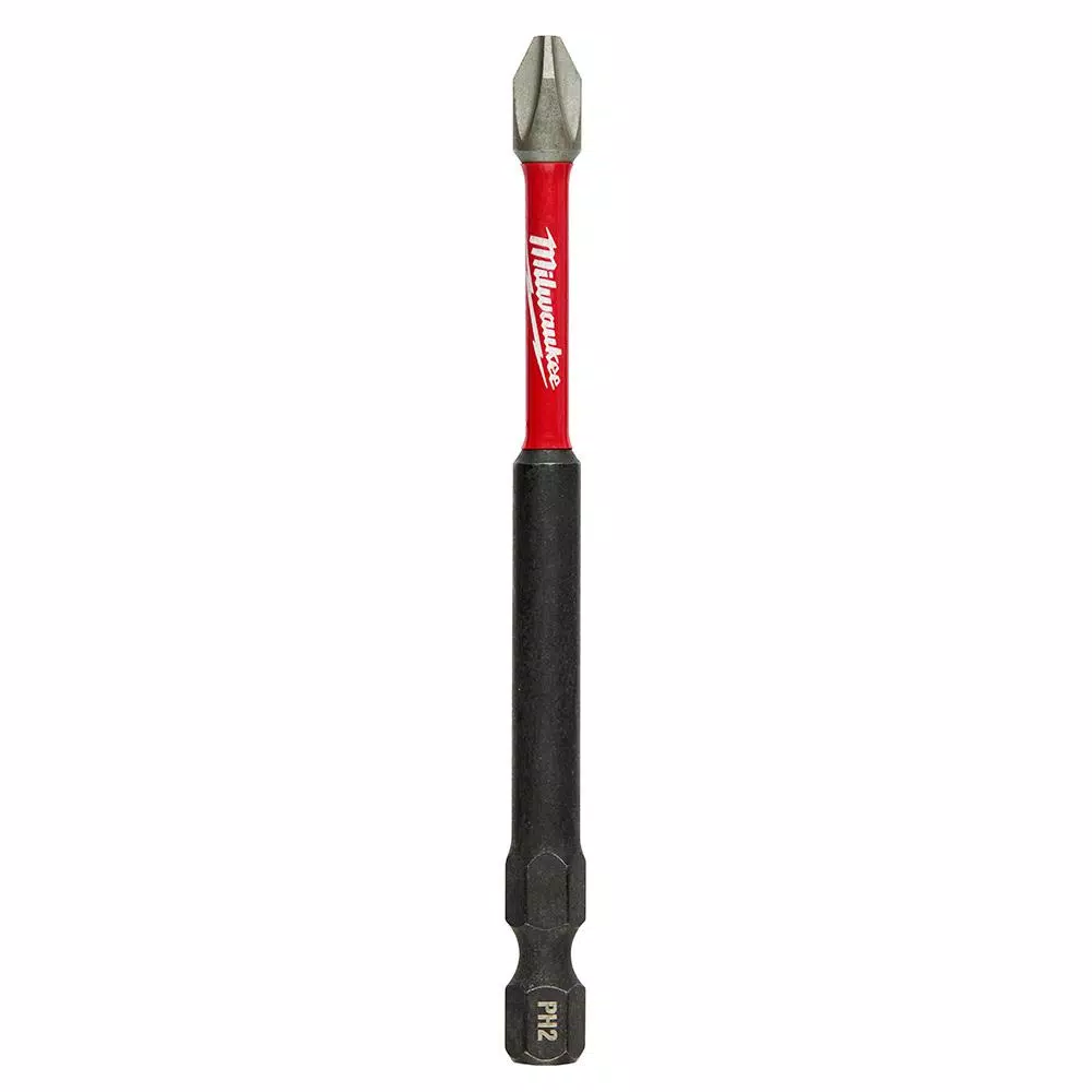 Milwaukee #2 Philips Shockwave 3-1/2 in. Impact Duty Steel Driver Bits (5-Pack)