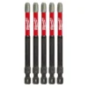 Milwaukee SHOCKWAVE Philips #3 3.5 in. Impact Duty Steel Screwdriver Bit (5-Pack)