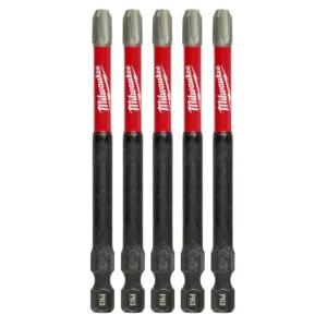 Milwaukee SHOCKWAVE Philips #3 3.5 in. Impact Duty Steel Screwdriver Bit (5-Pack)