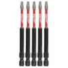 Milwaukee SHOCKWAVE Torx #15 3.5 in. Impact Duty Steel Screwdriver Bit (5-Pack)