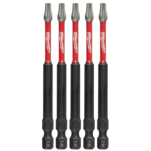 Milwaukee SHOCKWAVE Torx #20 3.5 in. Impact Duty Steel Screwdriver Bit (5-Pack)
