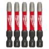 Milwaukee SHOCKWAVE Philips #3 2 in. Impact Duty Steel Screwdriver Bit (5-Pack)