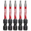 Milwaukee SHOCKWAVE Torx #10 2 in. Impact Duty Steel Screwdriver Bit (5-Pack)