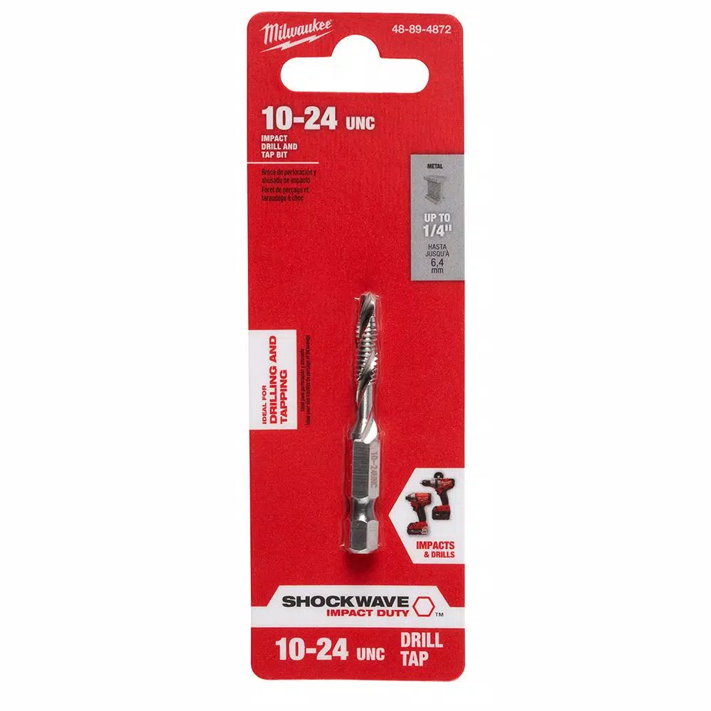 Milwaukee SHOCKWAVE 10 in.-20 in. Steel Drill Tap Bit