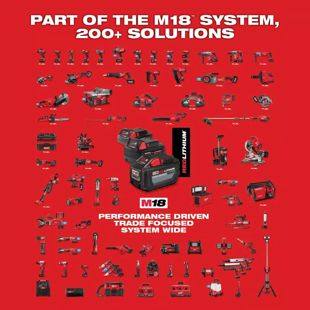 Milwaukee M18 Fuel 18-Volt Lithium-Ion Brushless Cordless Angler 240 ft. Steel Pulling Fish Tape Kit W/ (2) 2.0Ah Batteries