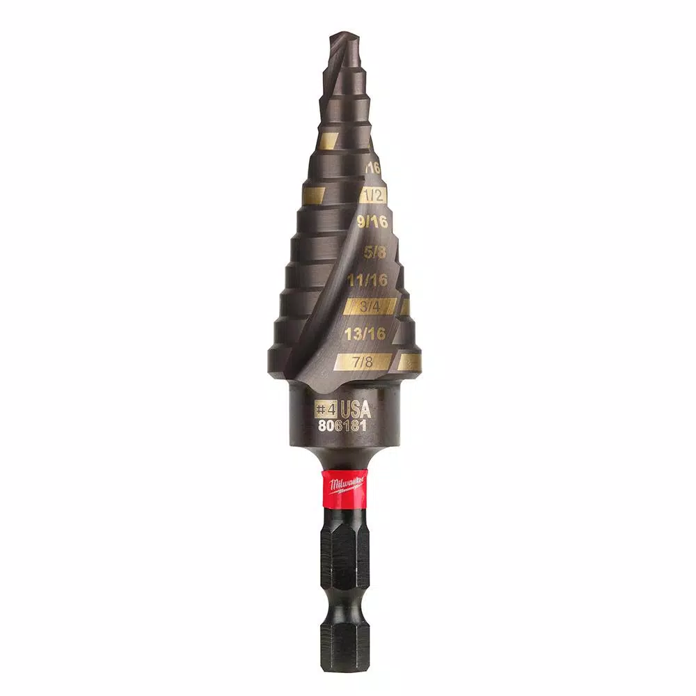 Milwaukee Titanium SHOCKWAVE Impact Duty Step Bit Kit with Cobalt Drill Bit Set (18-Piece)