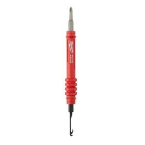 Milwaukee Electrician Snips and Impacting Punchdown Tool and 4-in-1 Multi-Pick Hand Tool Set (3-Tool)